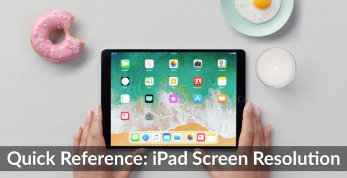 Ipad Screen Resolution Display Size Information Of All